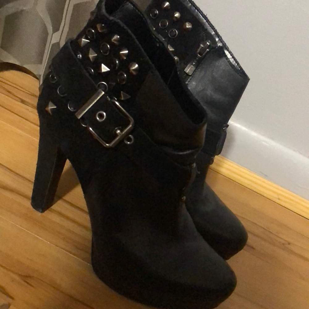 BCBG studded ankle boots